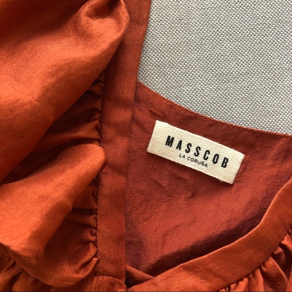 Masscob Acacia Ruffled Silk Dress - Picture 10 of 16